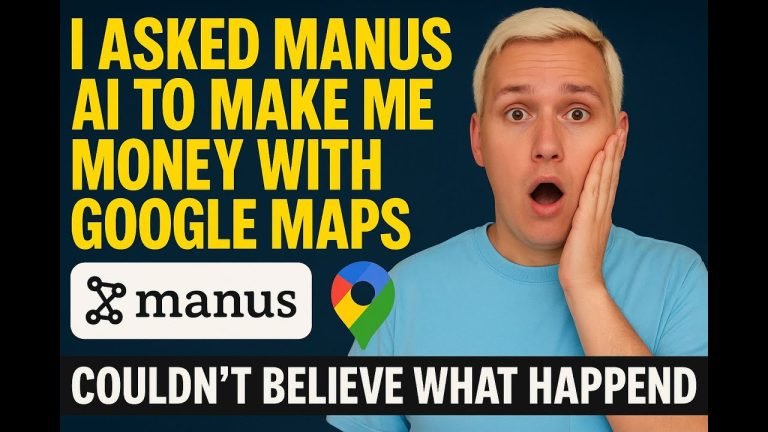 I Asked Manus AI to Make Me Money with Google Maps… (I Couldn’t Believe What Happened!)