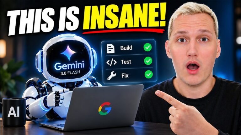 The NEW Gemini 3.8 Flash Just Got a MASSIVE Upgrade (Builds, Tests & Fixes Itself)